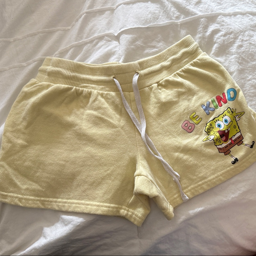 SpongeBob SquarePants Yellow Women's Shorts